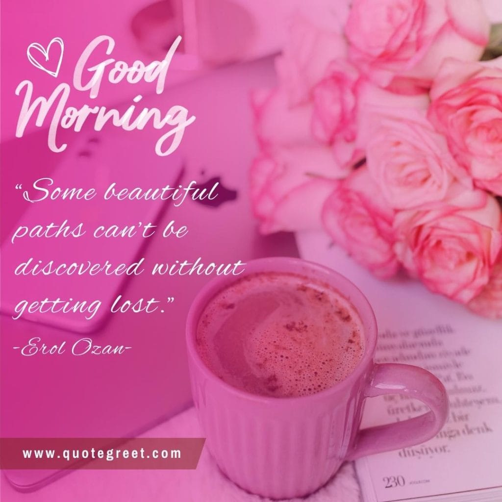 good-morning-quote-quotes-with-beautiful-pink-rose-flower-coffee-image-images-piture-pic-pictures-photo-photos-wish-wishes-greetings-message