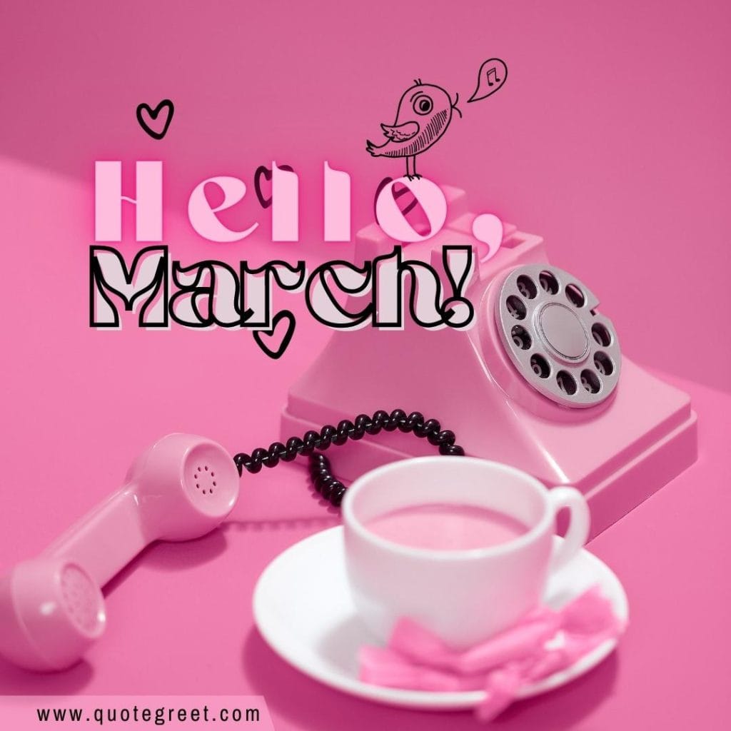 pink-hello-march-image-coffee-mug-tea-cup-phone-cute-girly-pic-picture-photo-vintage-retro