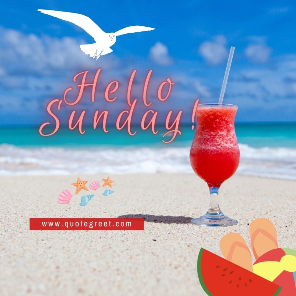 hello-sunday-beach-image-summber-vibes-watermelon-juice-pic-picture-photo