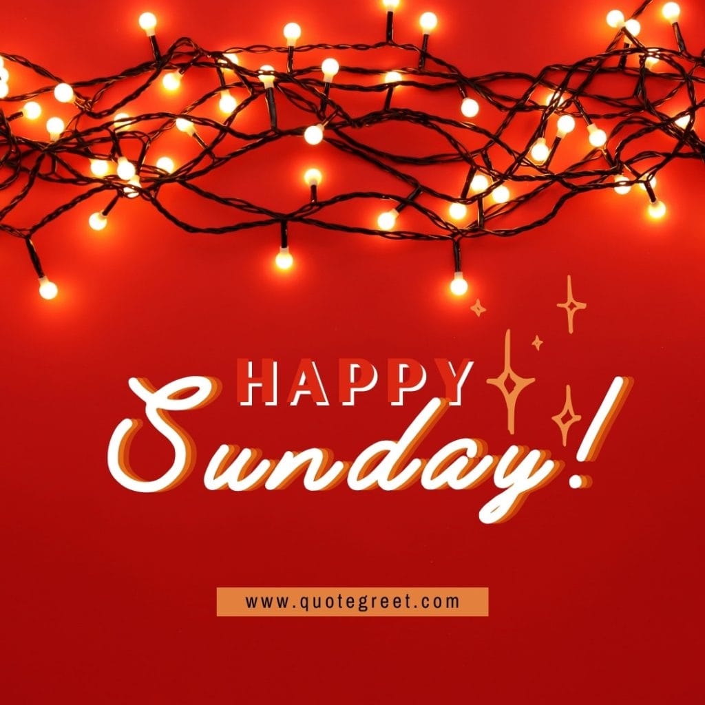 happy-sunday-lights-red-cute-beautiful-minimalist-simple-aesthetic-image-pic-picture-photo