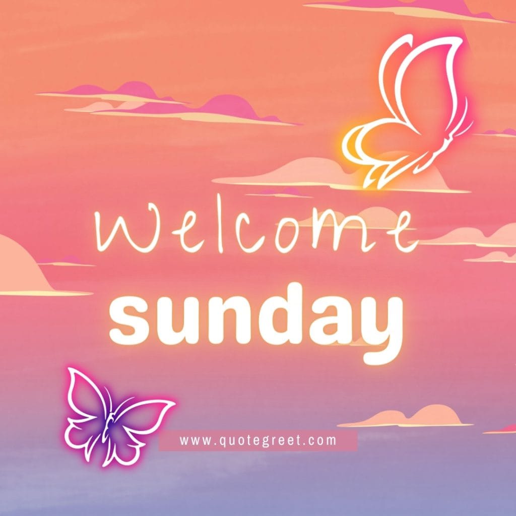 welcome-sunday-fntasy-orange-neon-butterfly-image-pic-picture-photo