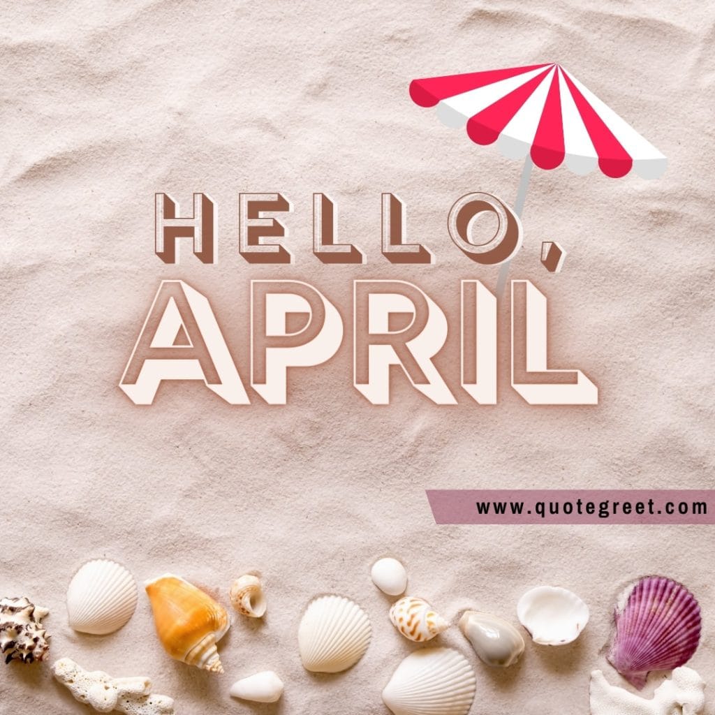 hello-april-beach-seashells-beach-umbrella-cute-amazing-image-picture-pic-photo.