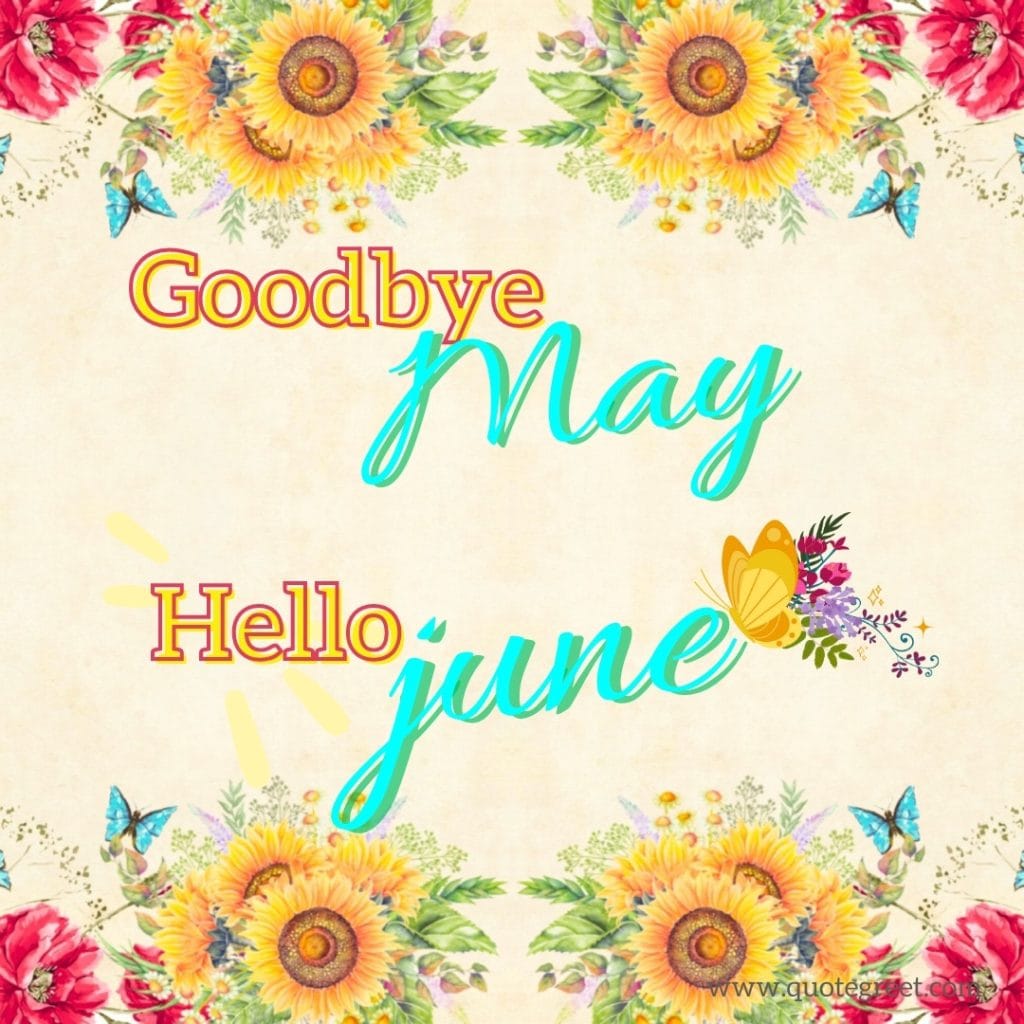 goodbye-may-hello-june-images-sunflower-floral-aesthetic-beautiful-cute-bye-butterfly-pic-image-picture-photo-hd