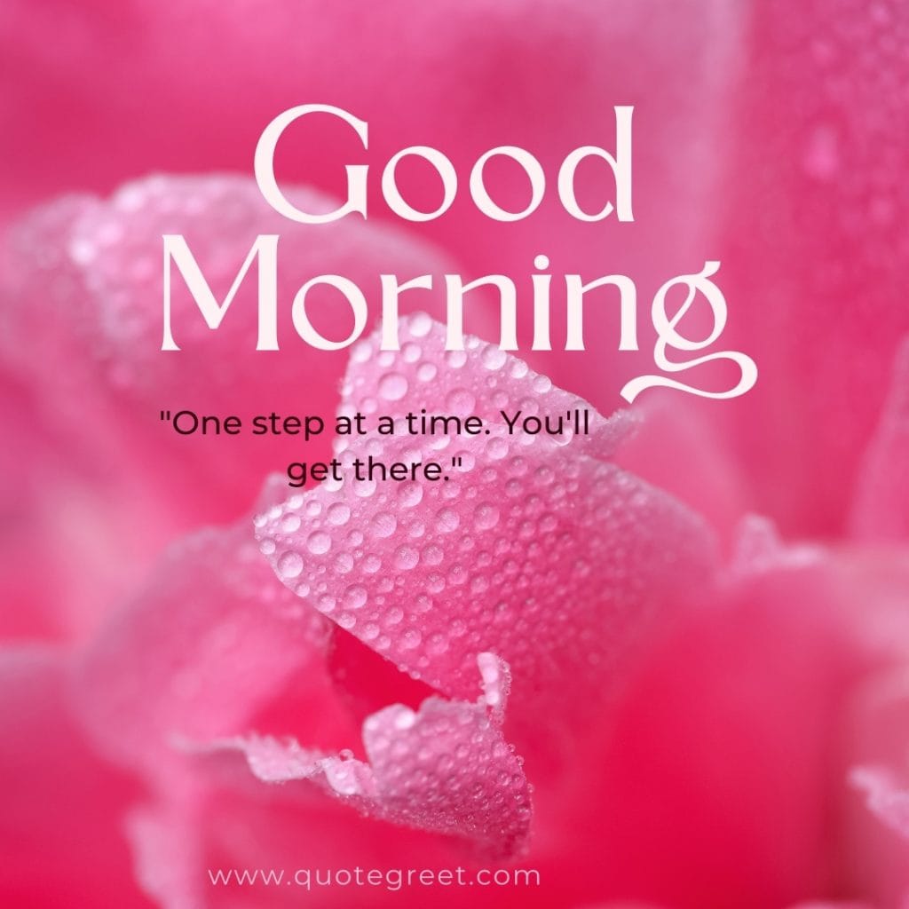 good-morning-quotes-pink-flower-images-raindrops-water-drops-inspirational-motivational-positive-quote-aesthetic-hd-light-beautiful-lovely-cute-pic-picture-image-photo