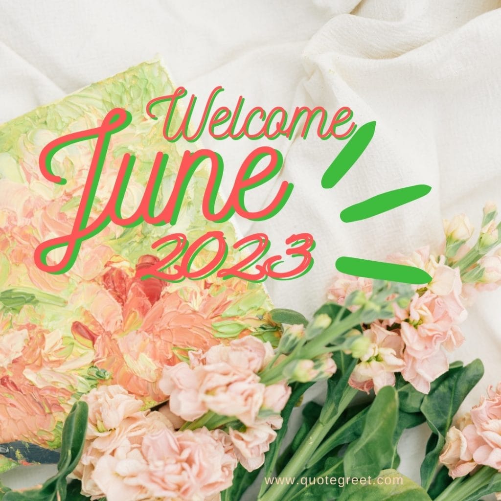 welcome-june-2023-images-aesthetic-watercolor-floral-cute-beautiful-pic-image-picture-photo-hd