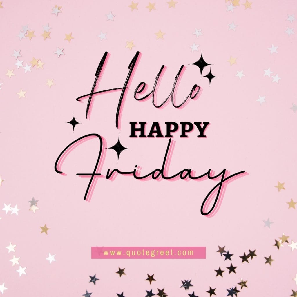 pink-modern-aesthetic-hello-happy-friday-images-stars-pic-image-picture-photo